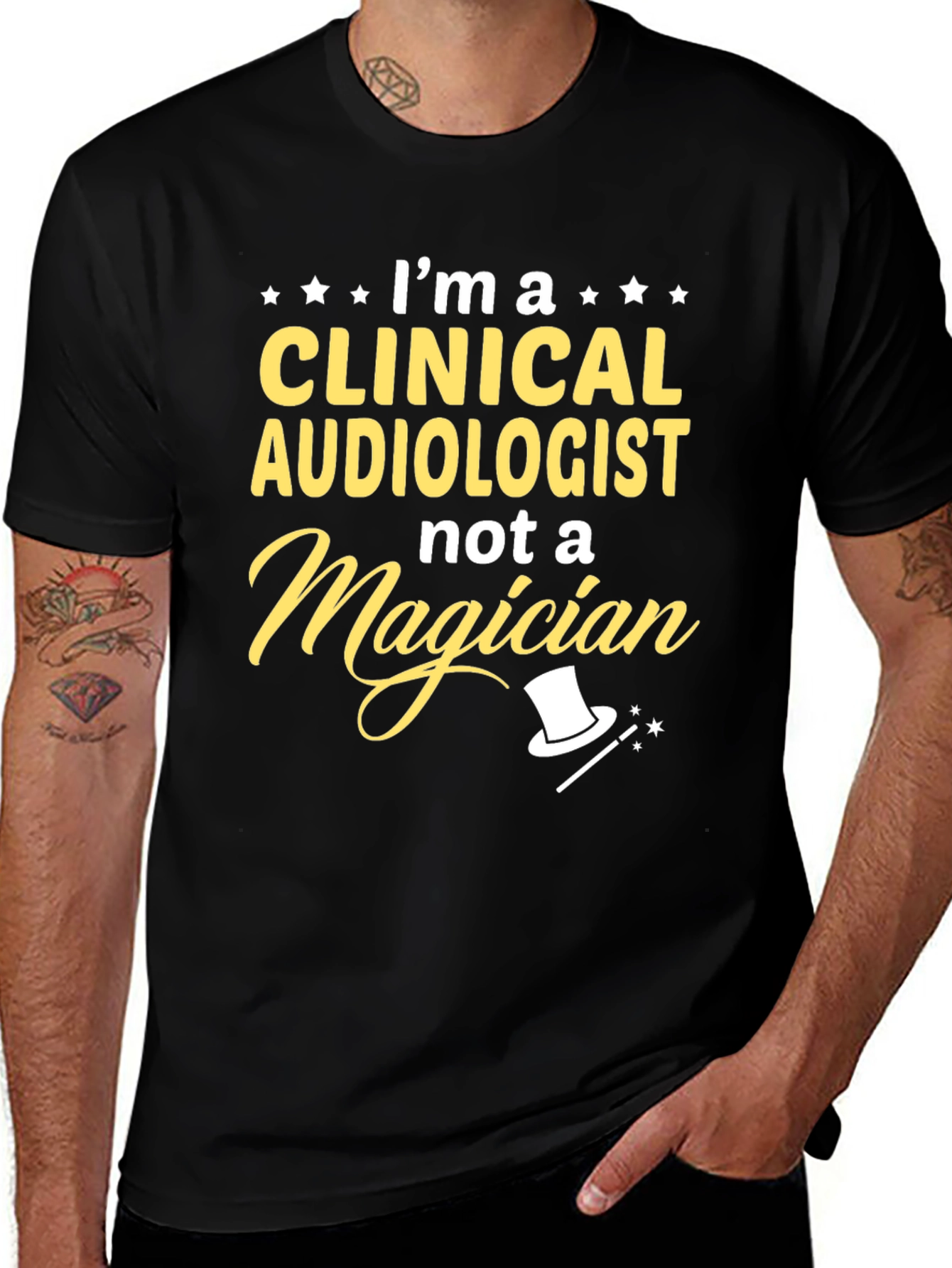 Clinical Audiologist Tee - Not a Magician