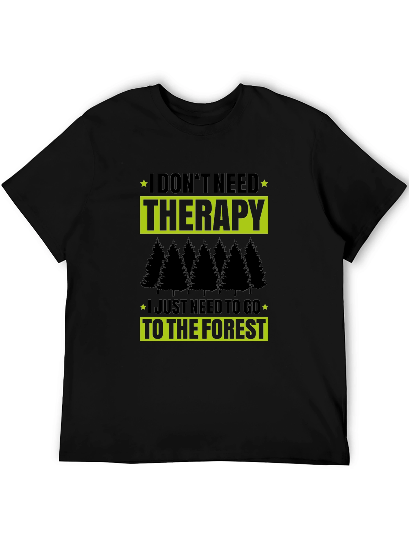 Therapy Forest Black T-Shirt