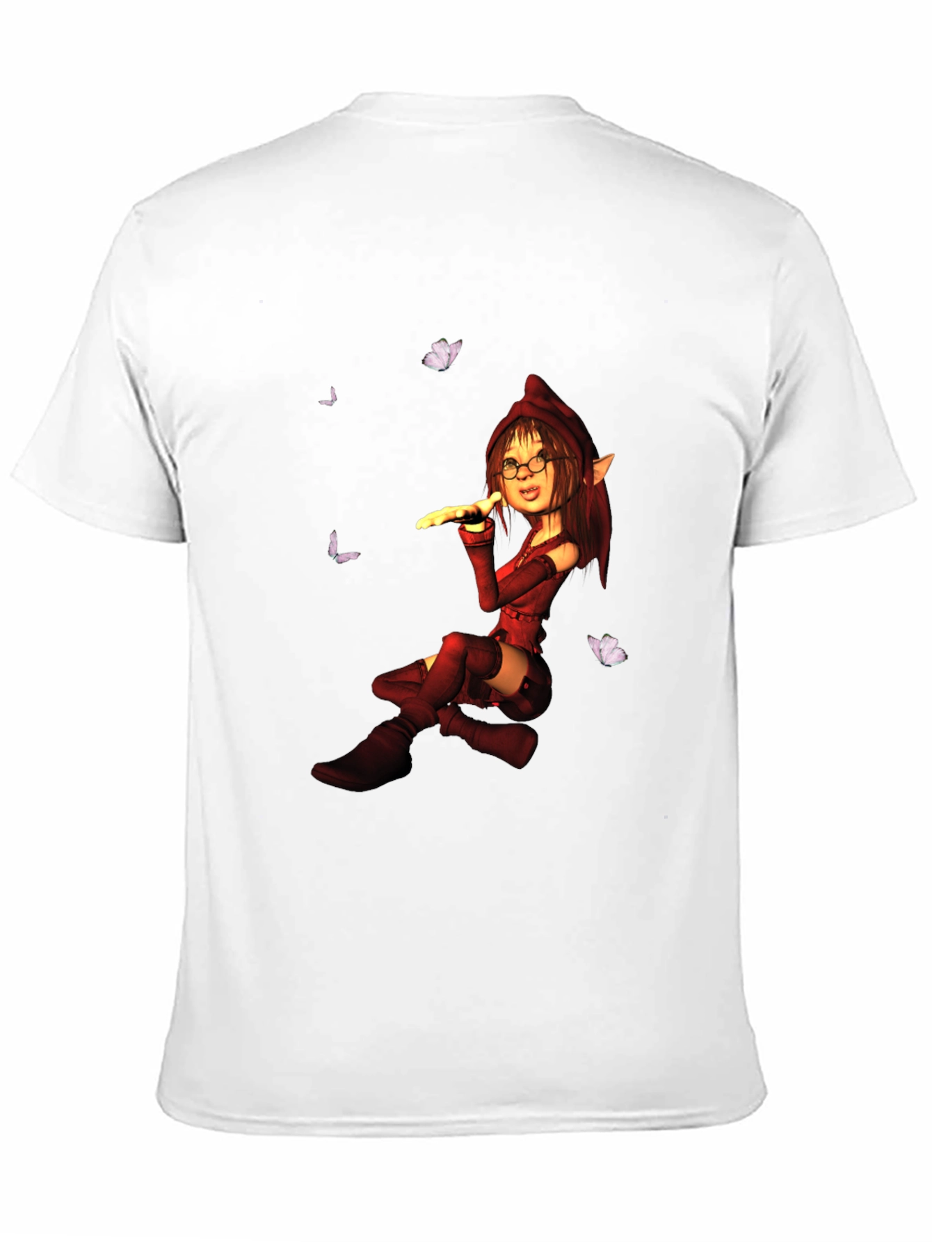 Elf Girl T-Shirt - Fantasy Graphic Tee