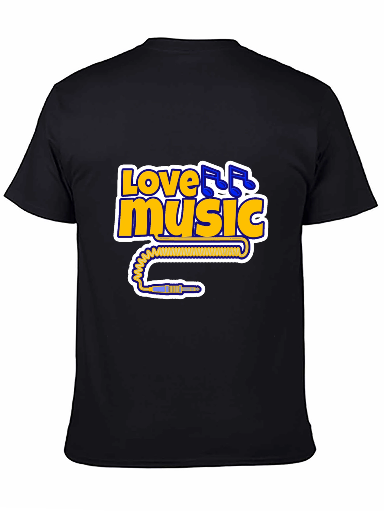 Love Music Black T-Shirt