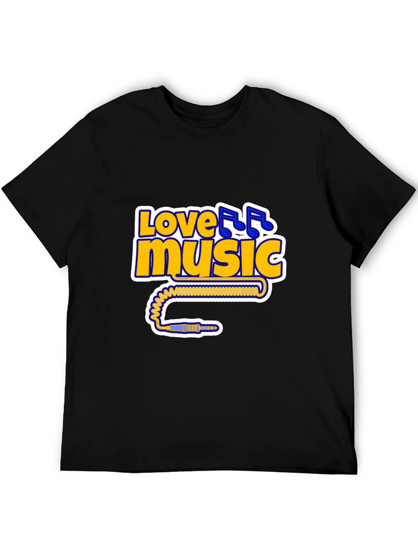 Love Music Black T-Shirt