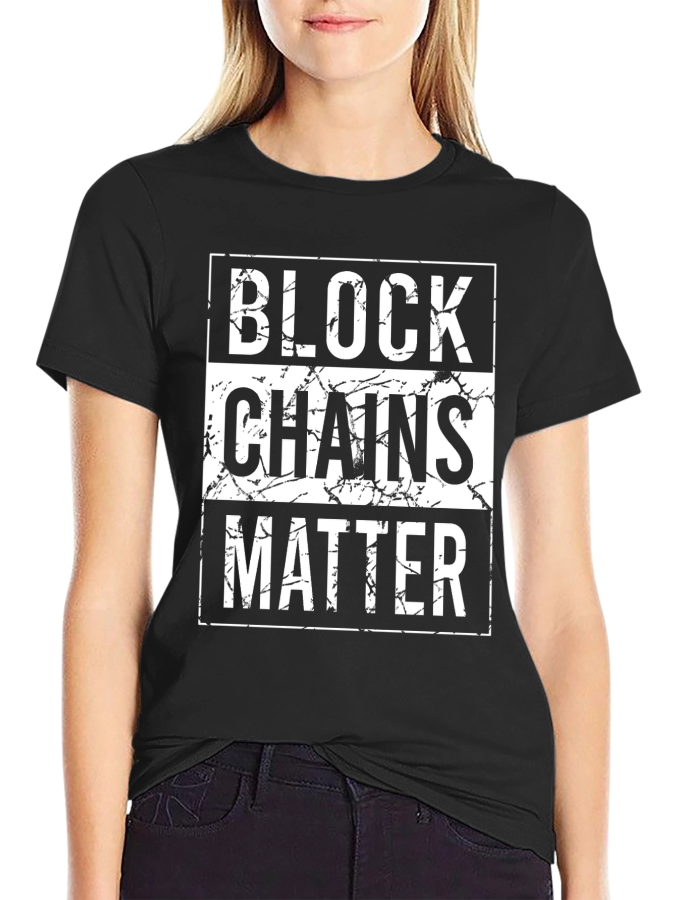 Blockchains Matter Black T-Shirt