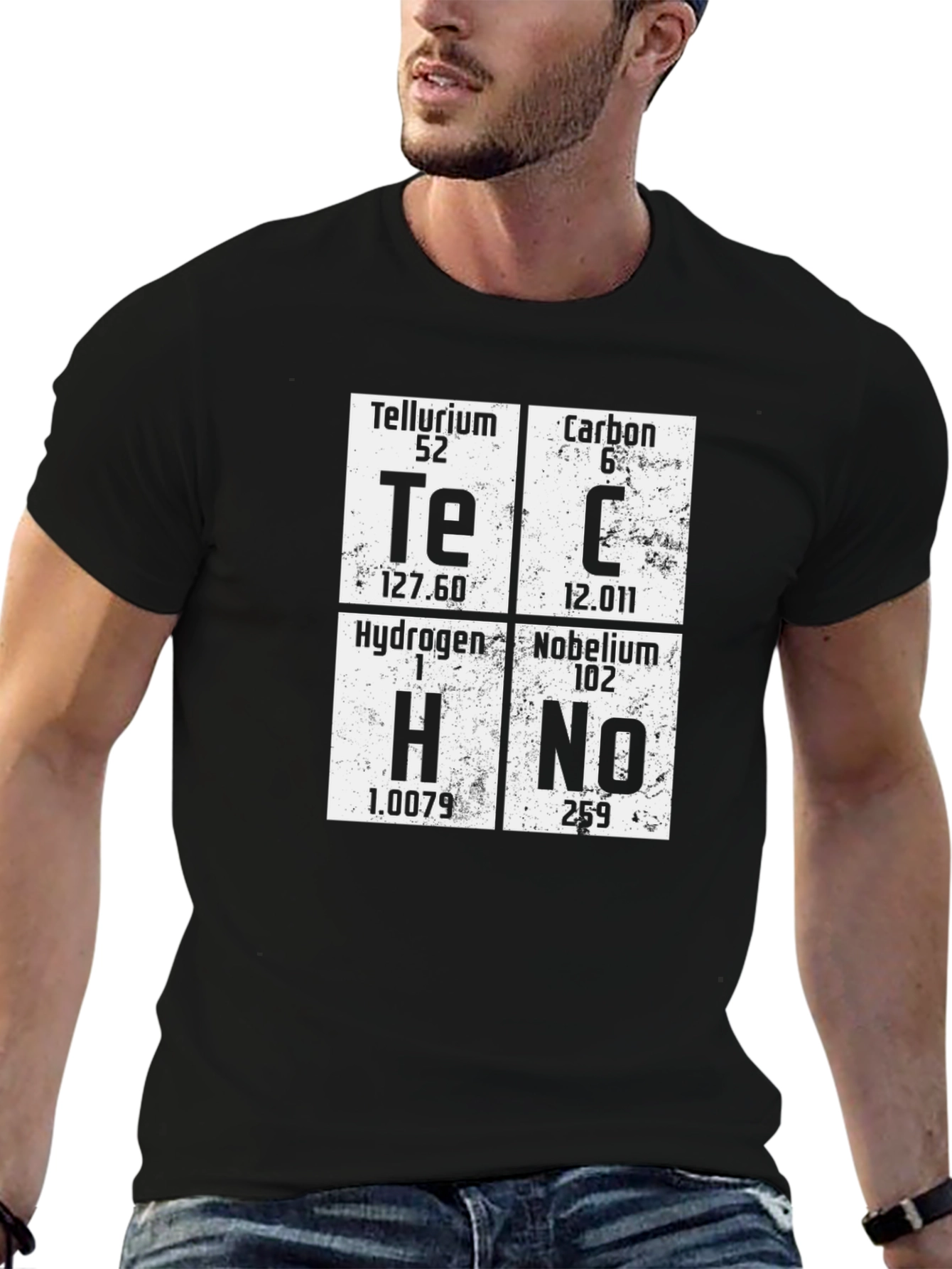 Techno Periodic Table Element T-Shirt