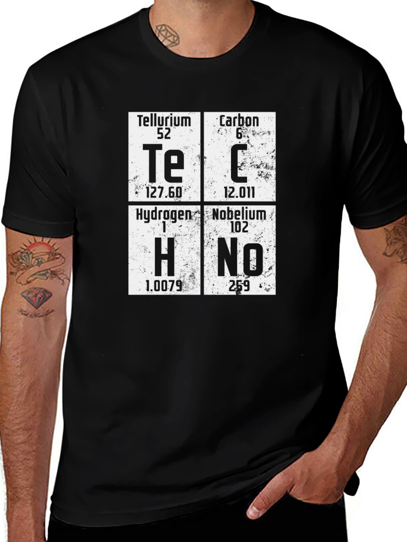 Techno Periodic Table Element T-Shirt