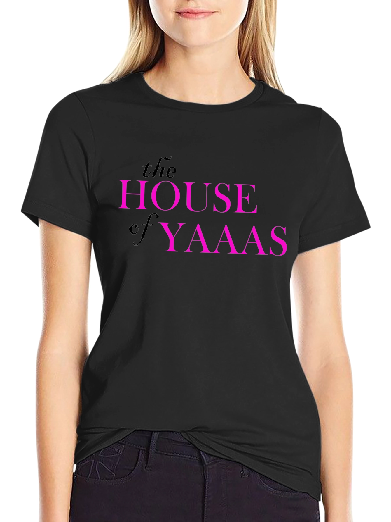 The House of YAAAS Graphic T-Shirt - Black