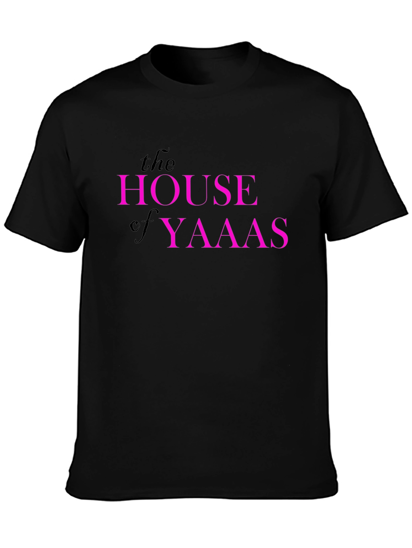 The House of YAAAS Graphic T-Shirt - Black