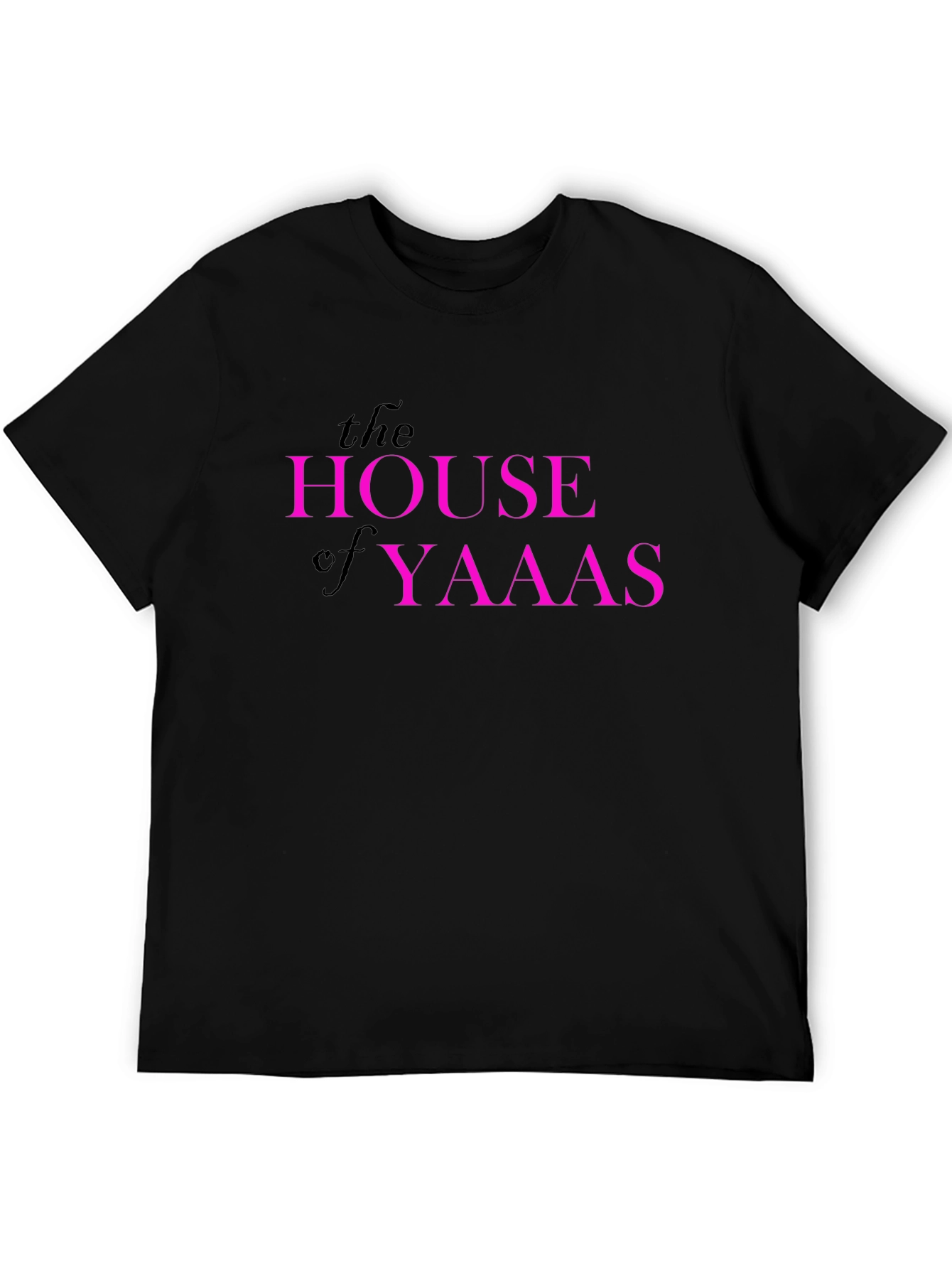 The House of YAAAS Graphic T-Shirt - Black