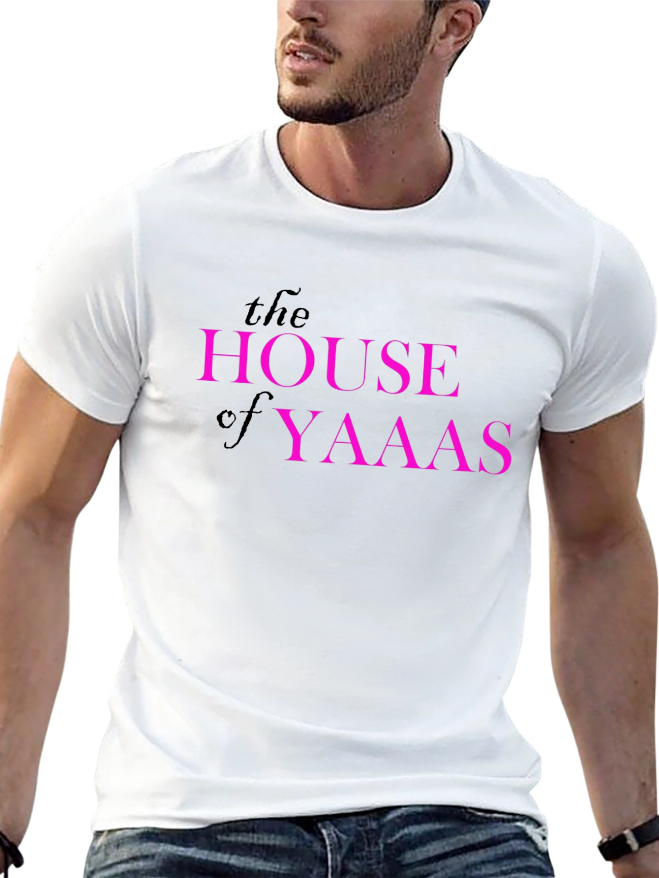 The House of YAAAS Graphic T-Shirt - Black