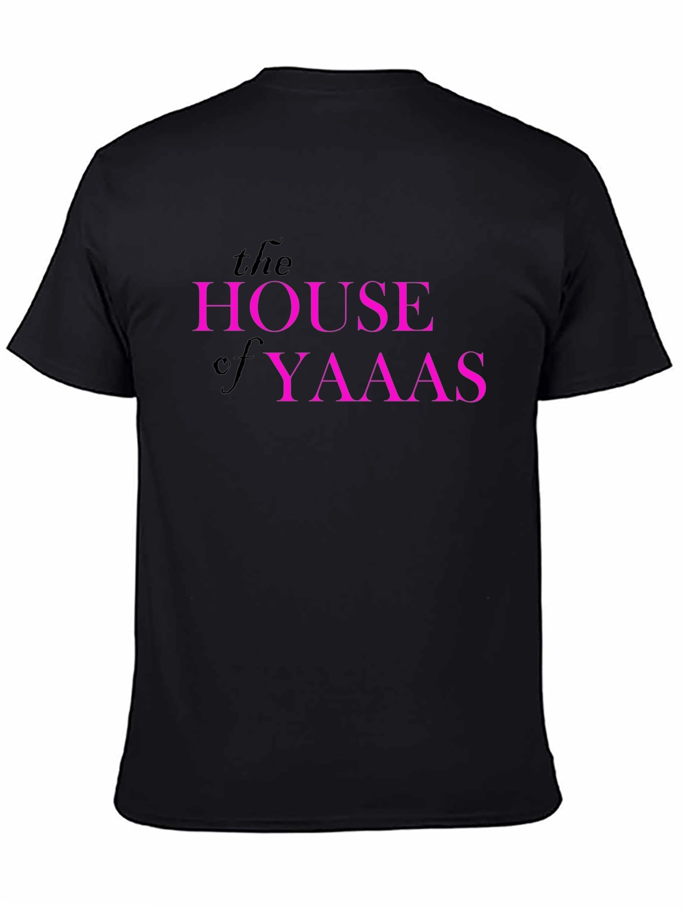 The House of YAAAS Graphic T-Shirt - Black