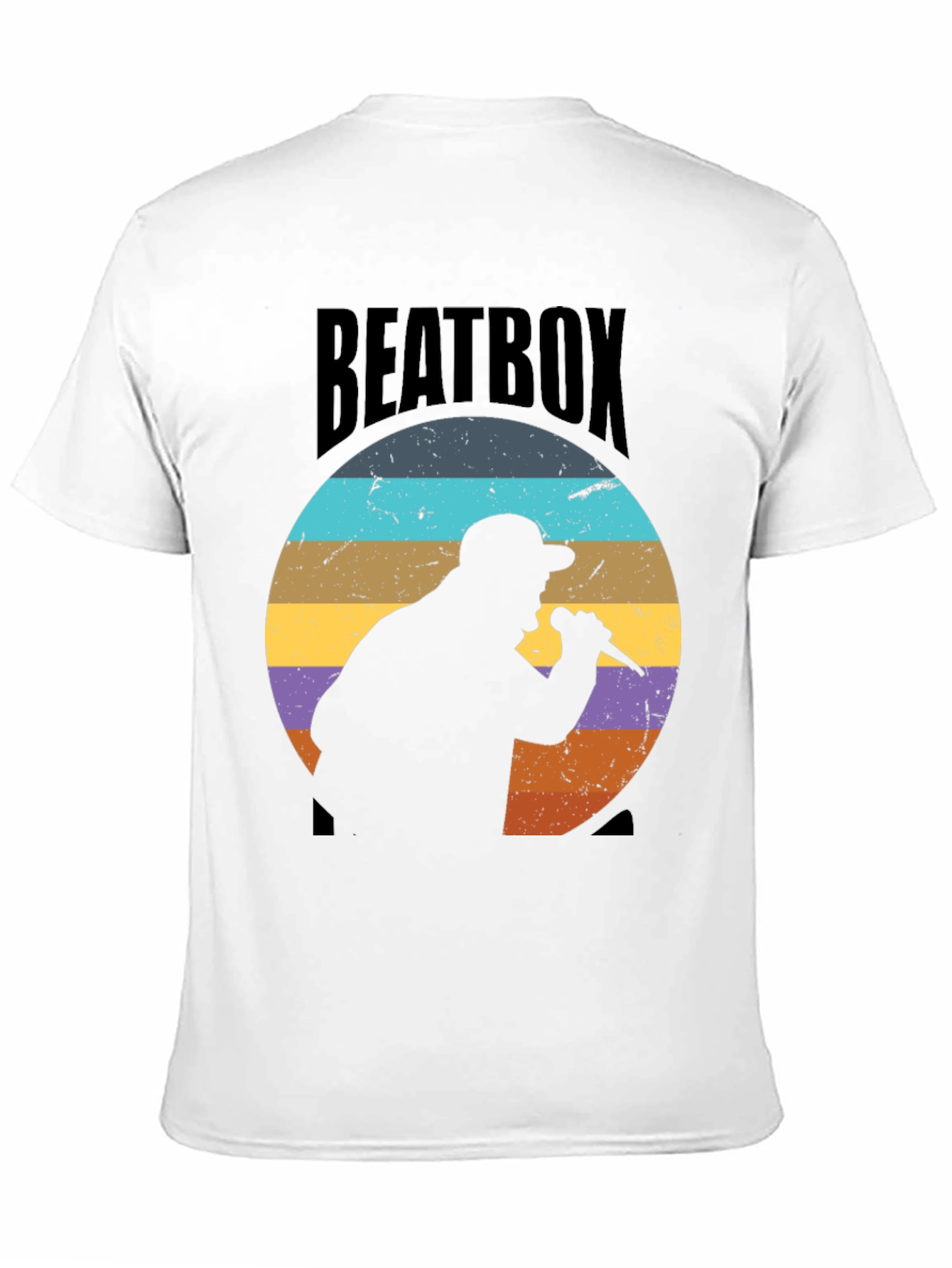 Retro Beatbox Silhouette Graphic Tee
