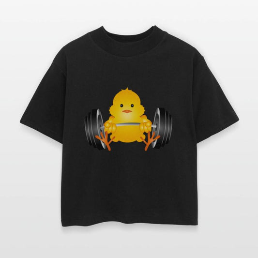 Bodybuilder chicken with dumbbell while training