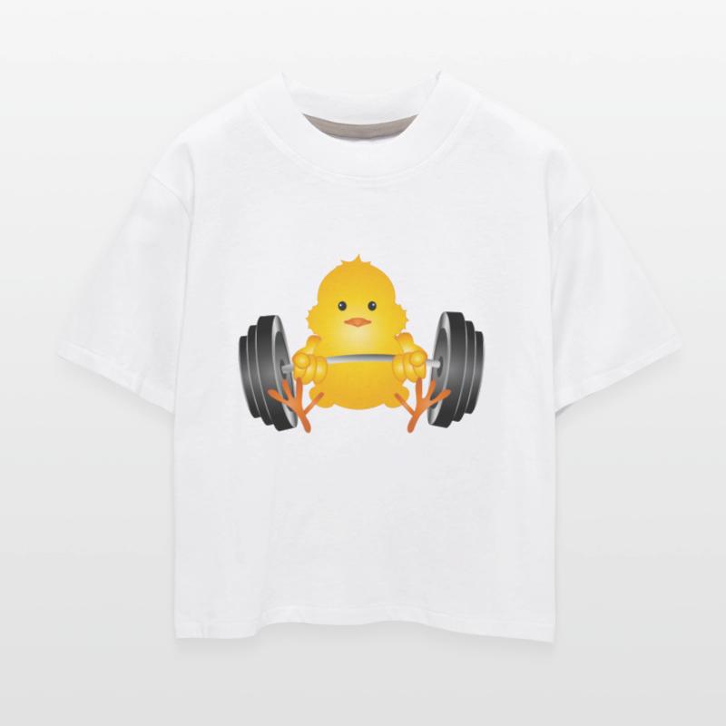 Bodybuilder chicken with dumbbell while training