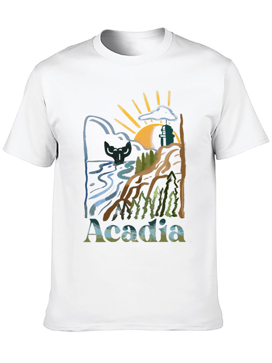 Acadia National Park Nature Graphic T-Shirt