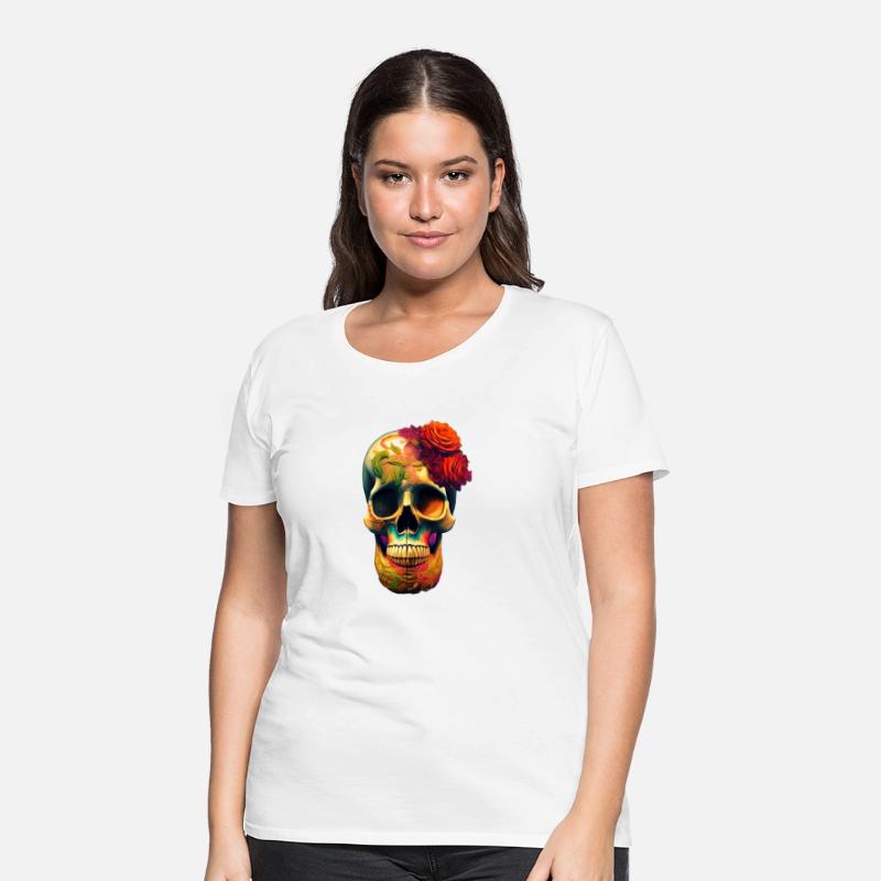 Botanical skull tatto | skull botani potrait