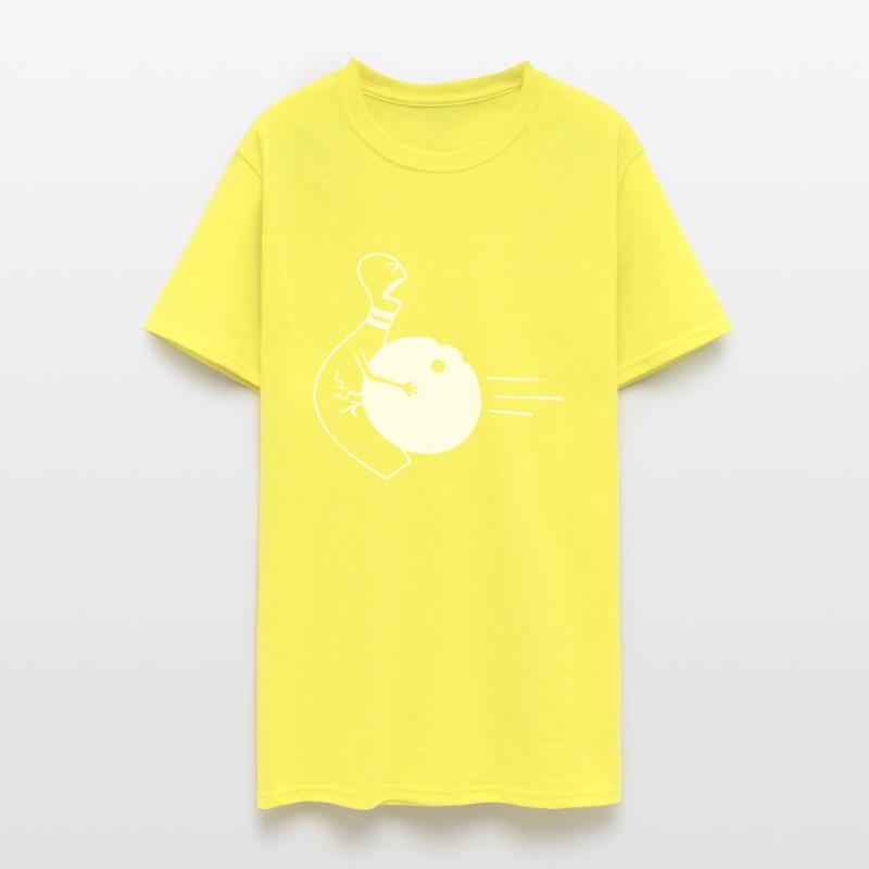 Bowling game with playing T shirt design for Gift