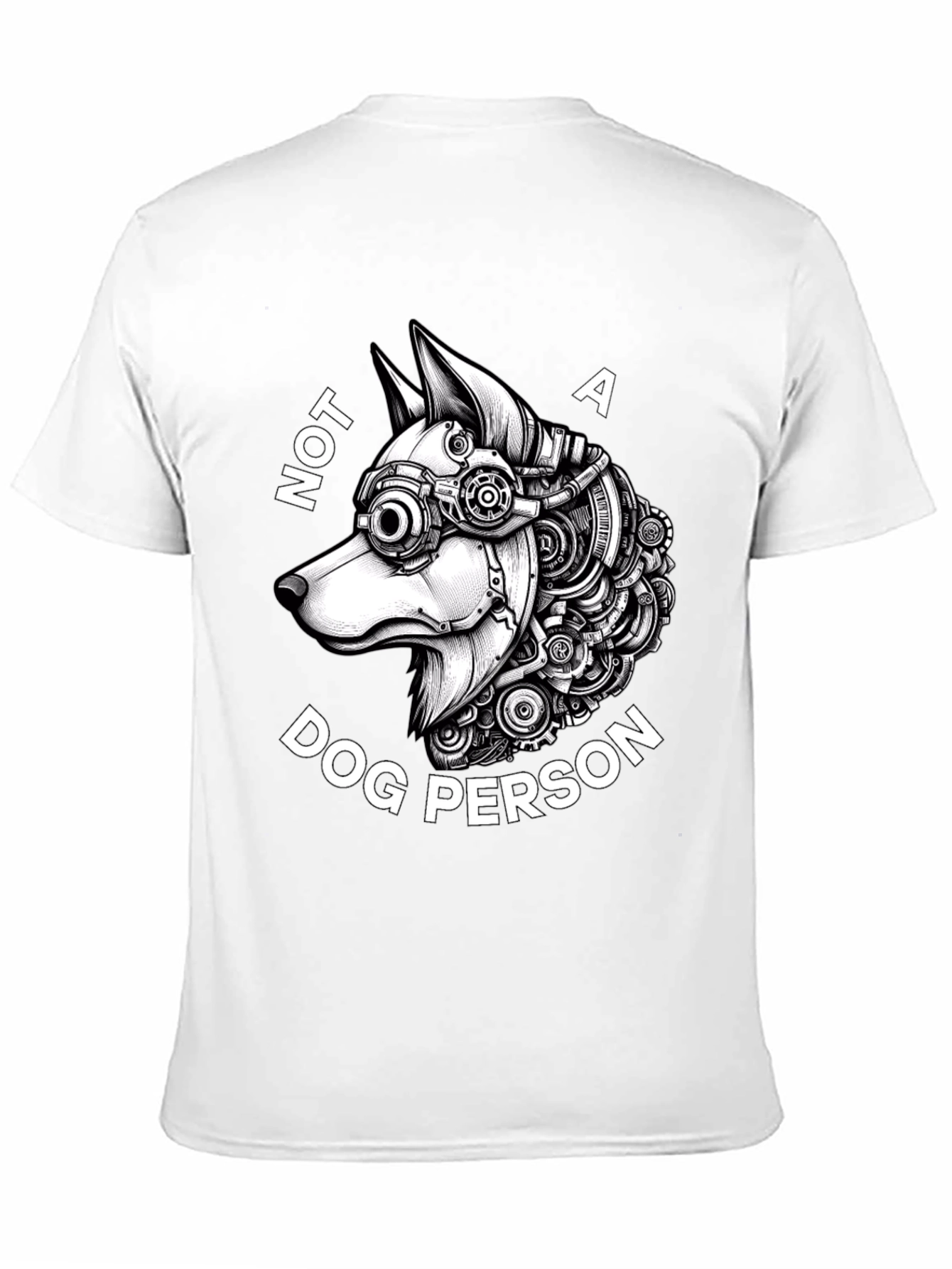 Not a Dog Person - Steampunk Dog T-Shirt
