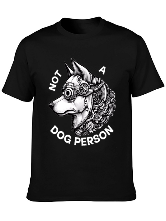 Not a Dog Person - Steampunk Dog T-Shirt