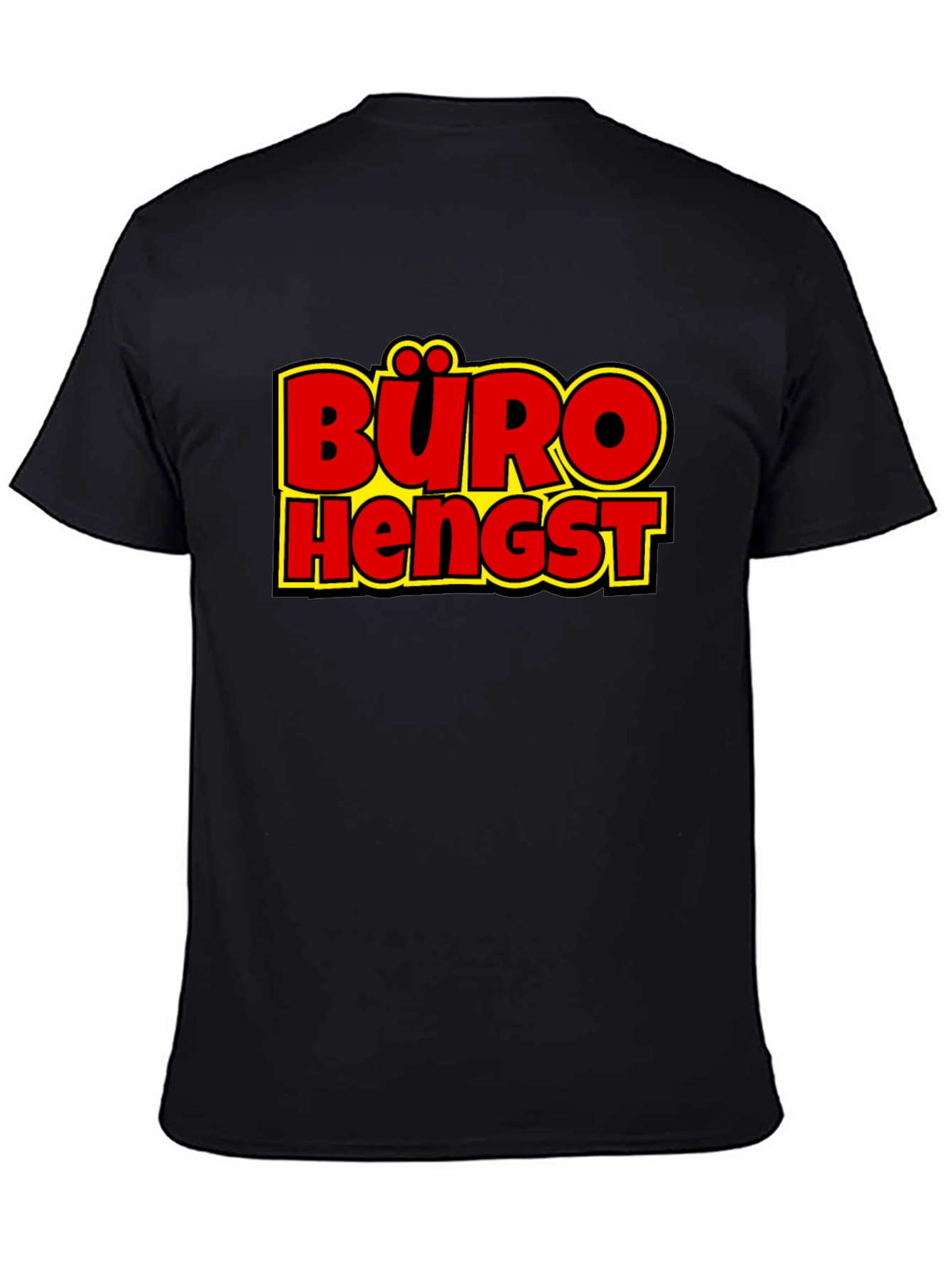 Büro Hengst Mens Black T-Shirt