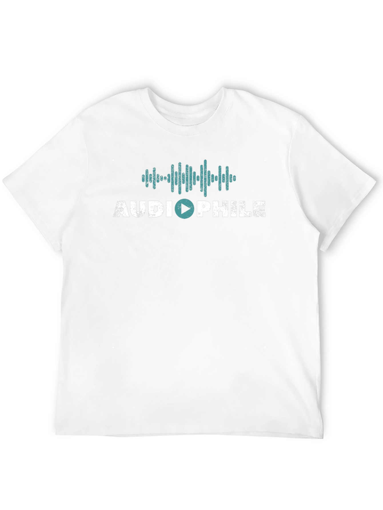 Audiophile Graphic Print Black T-Shirt