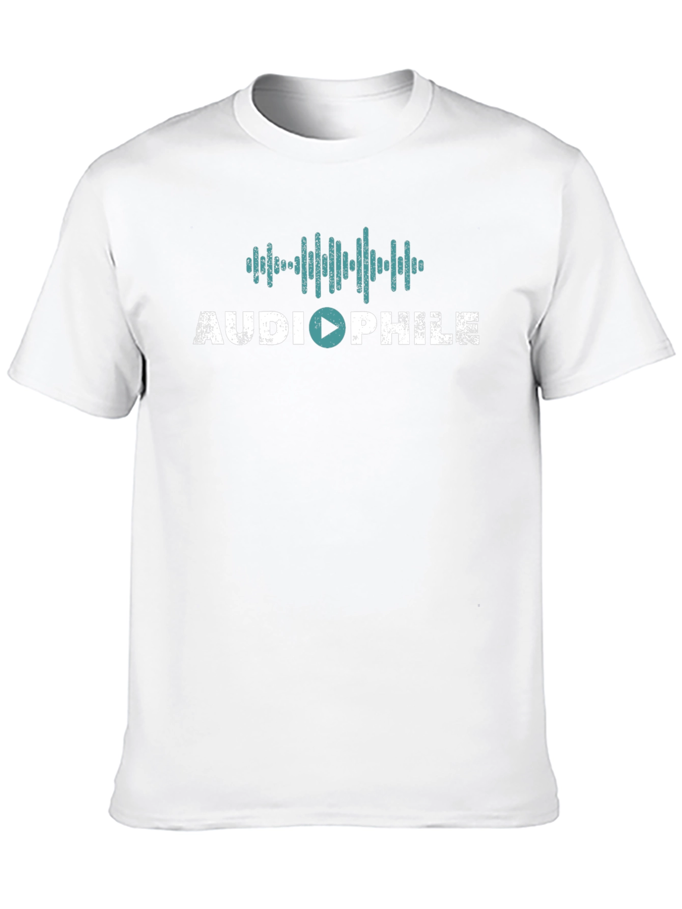 Audiophile Graphic Print Black T-Shirt