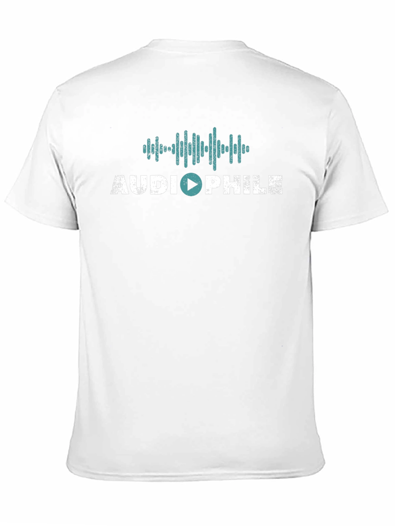 Audiophile Graphic Print Black T-Shirt