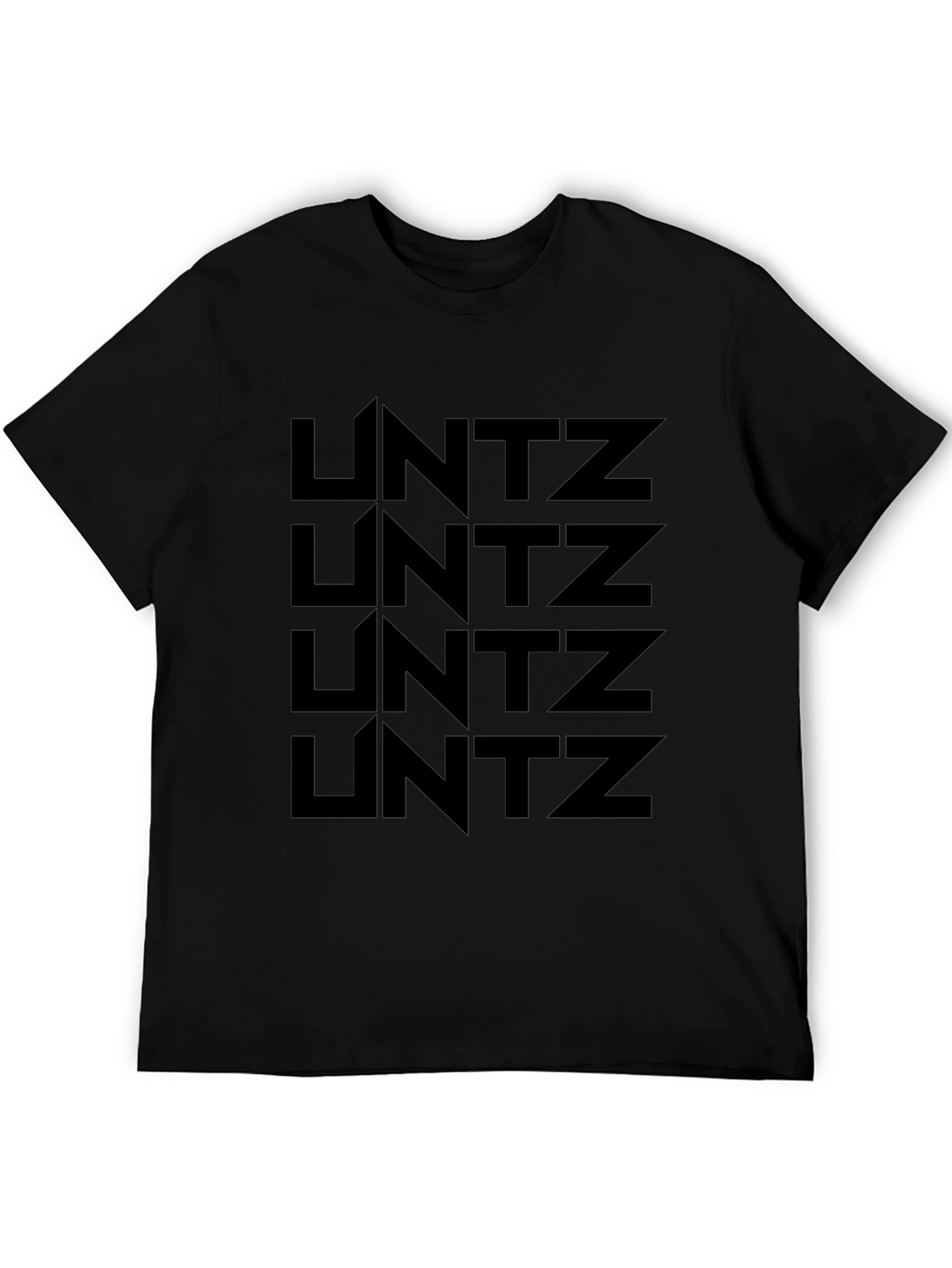 UNTZ Black T-Shirt - Rave EDM Music Festival Tee