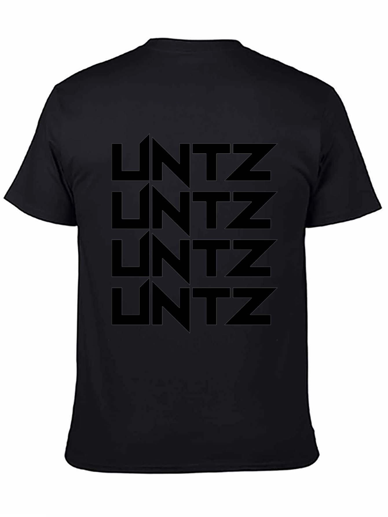 UNTZ Black T-Shirt - Rave EDM Music Festival Tee