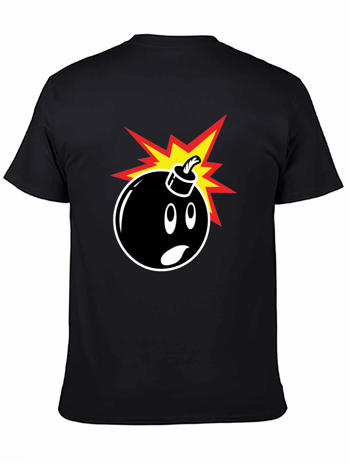 Bomb Graphic T-Shirt - Black Crew Neck