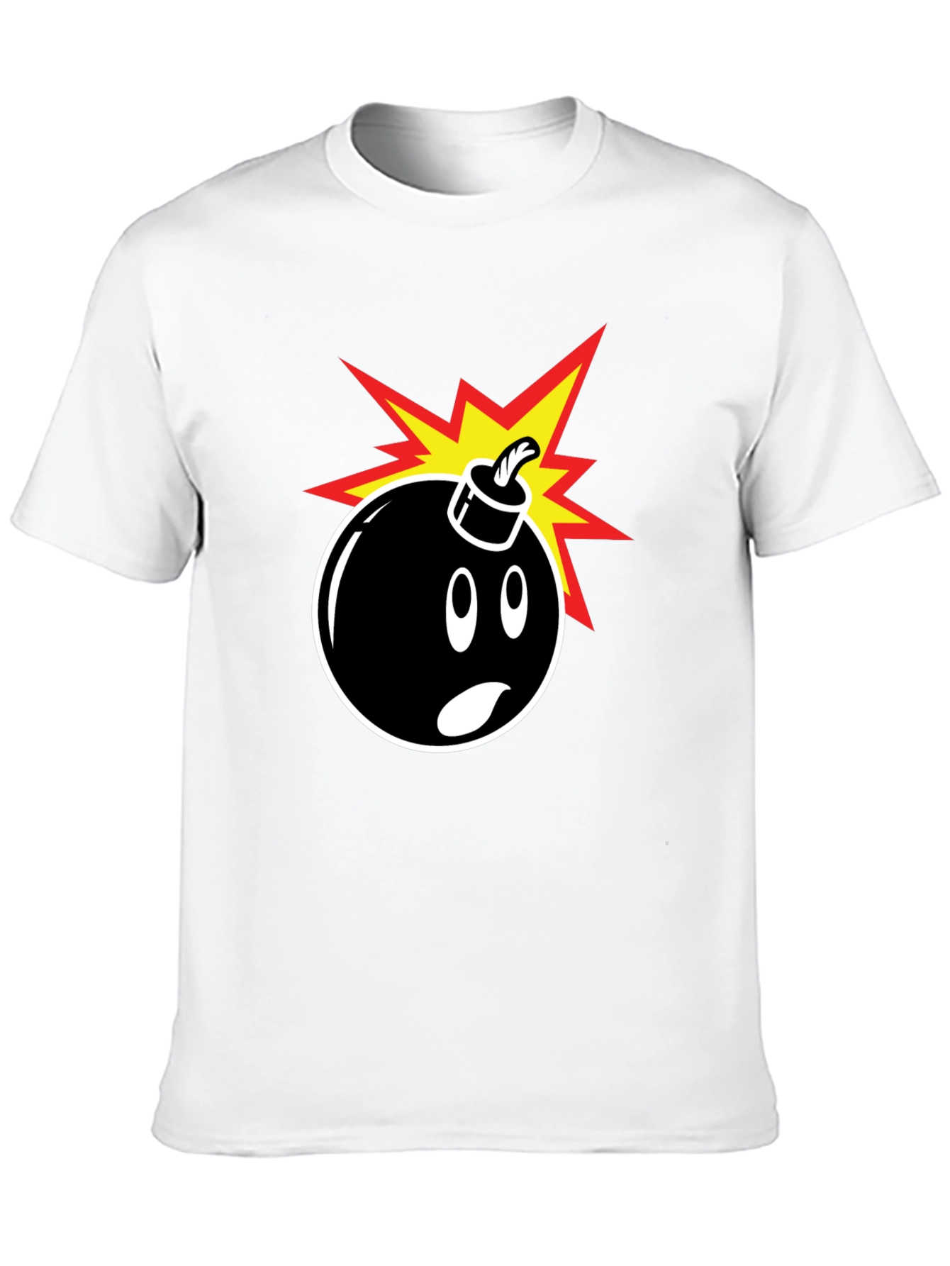 Bomb Graphic T-Shirt - Black Crew Neck
