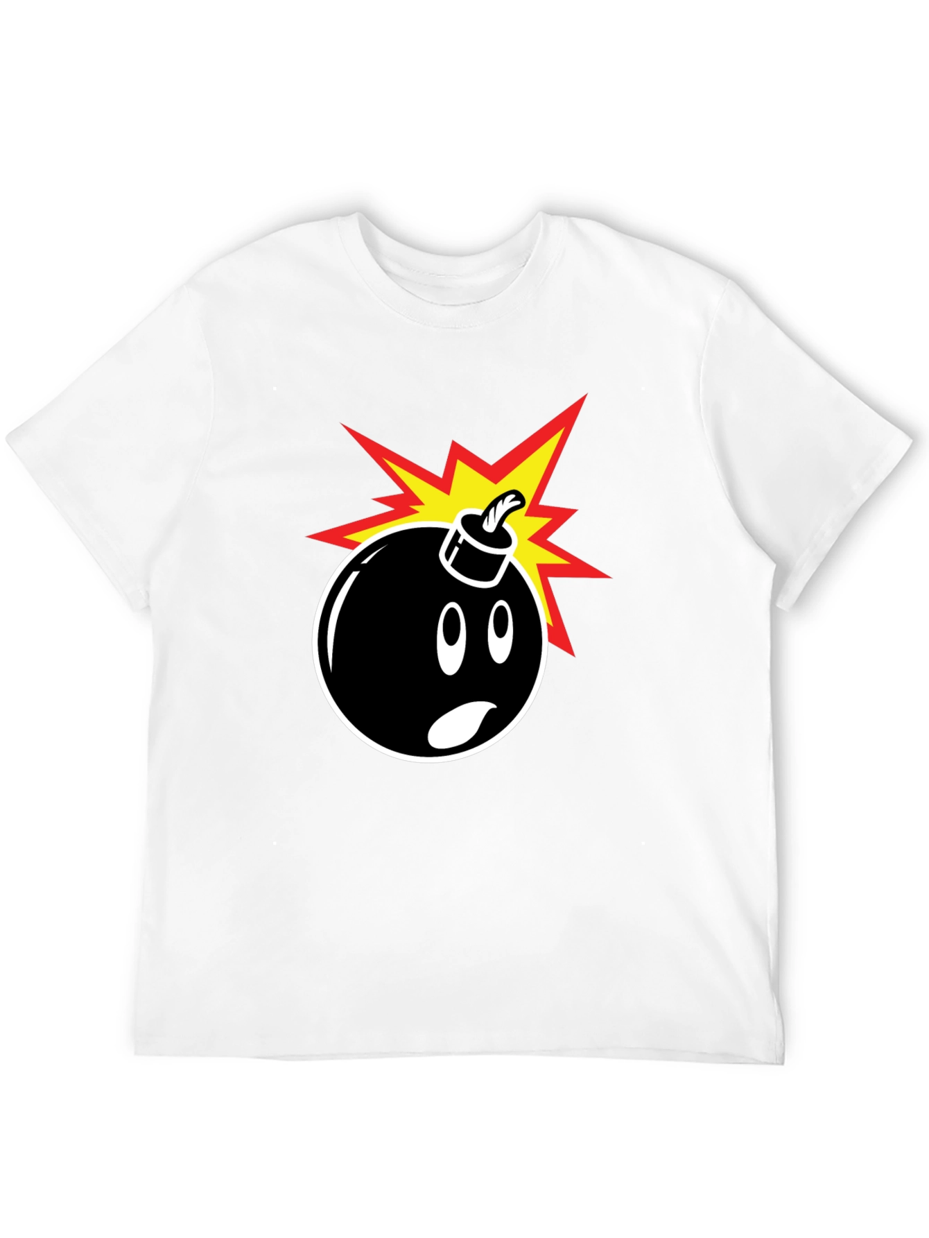 Bomb Graphic T-Shirt - Black Crew Neck