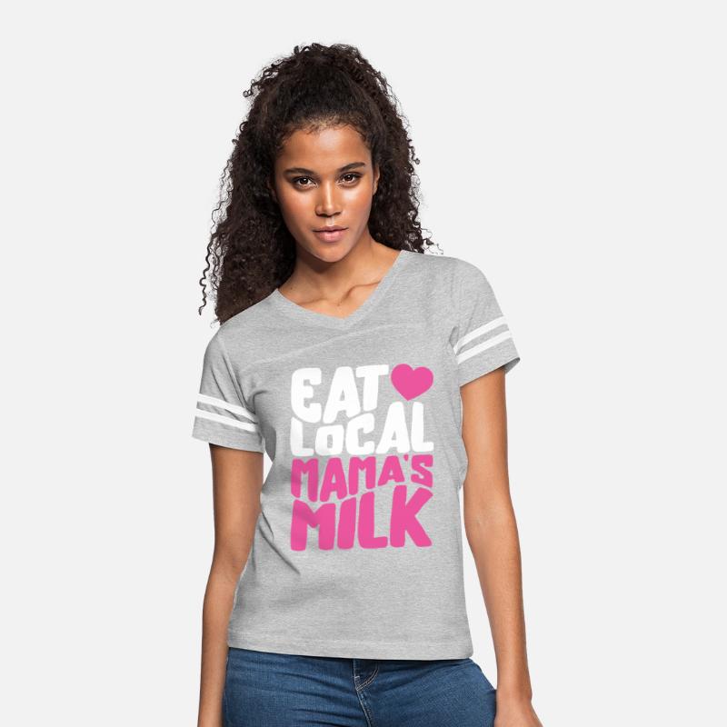 Breast Feeding Shirt, Eat Local Mama's Milk Tee,