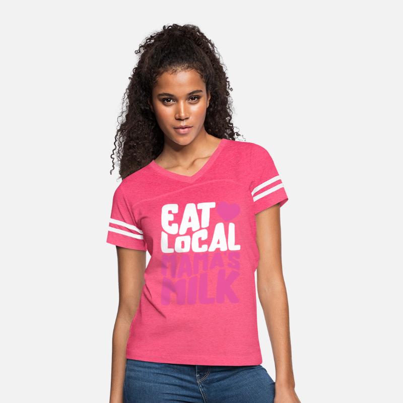 Breast Feeding Shirt, Eat Local Mama's Milk Tee,
