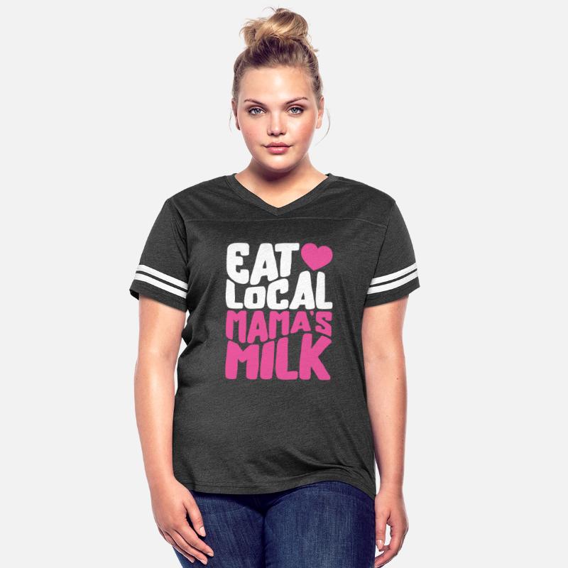 Breast Feeding Shirt, Eat Local Mama's Milk Tee,