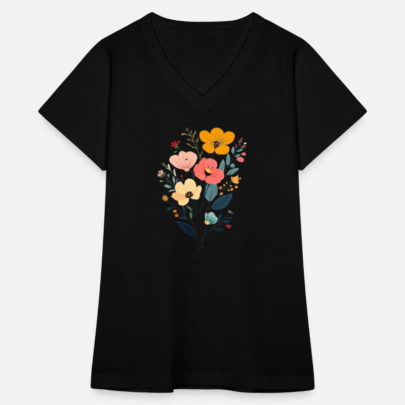 Bright Hand Drawn Floral Bouquet