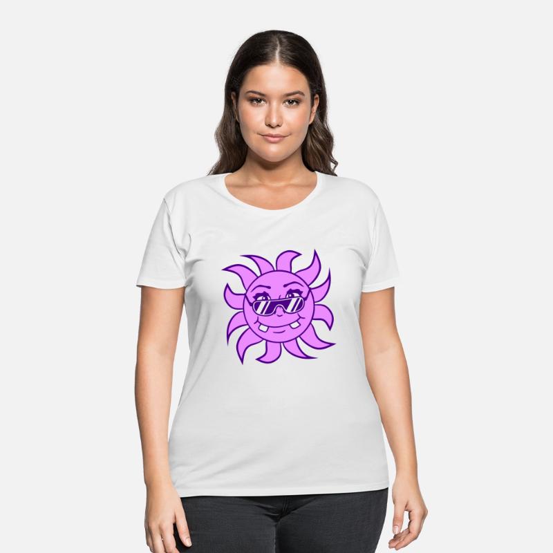 Bright Sun Funny Happy Face Smile Comic Cartoon