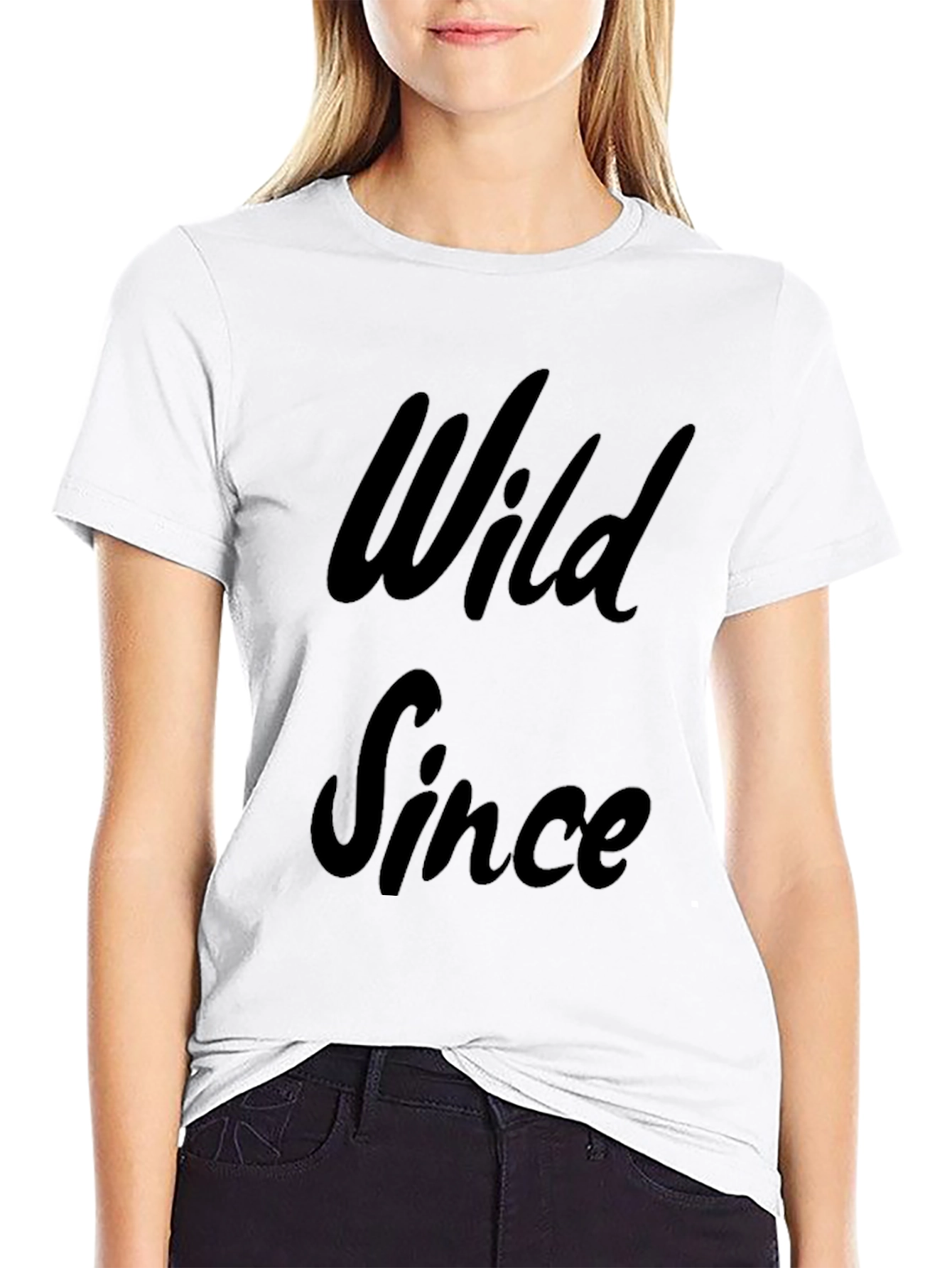 Wild Since T-Shirt - Black Graphic Tee