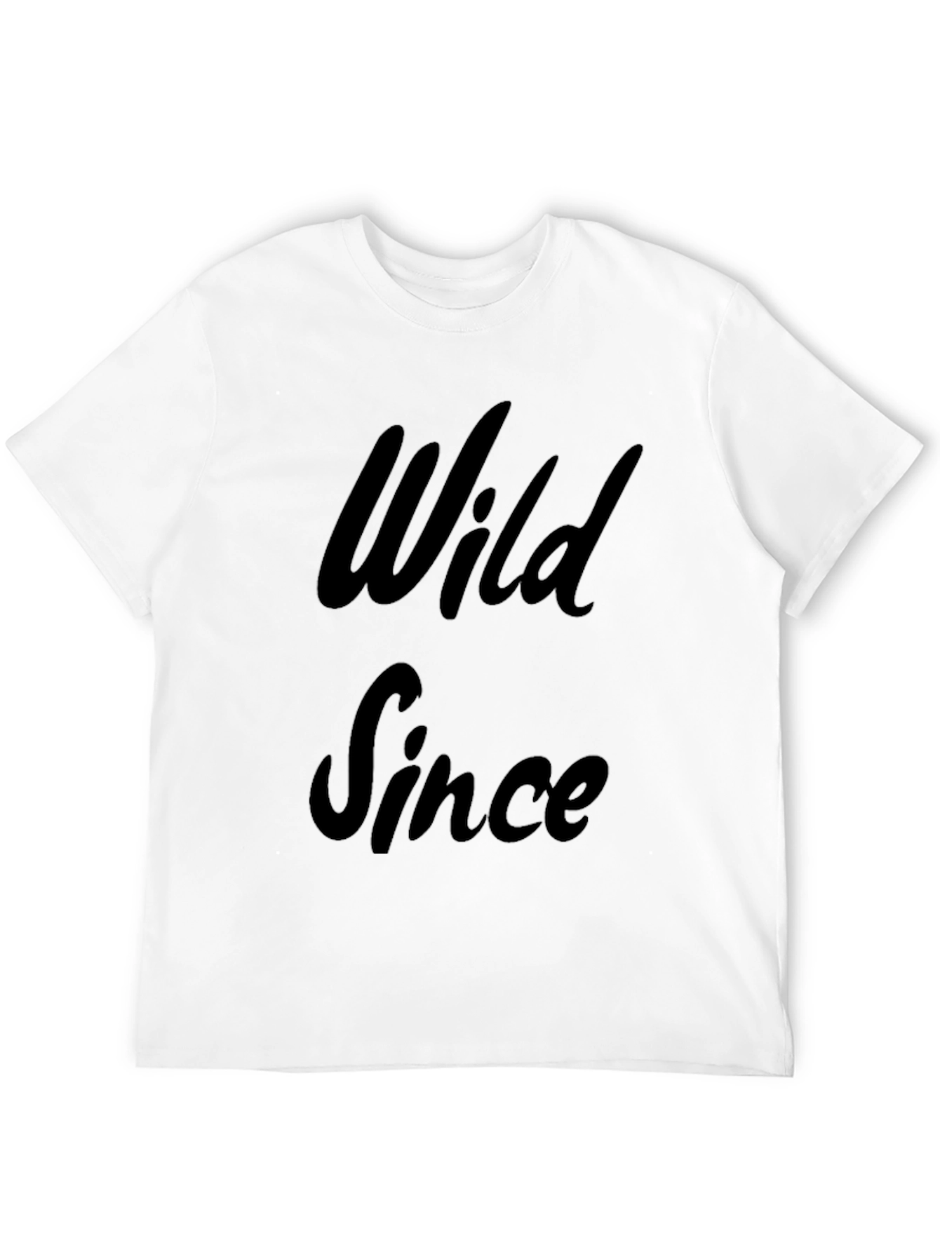 Wild Since T-Shirt - Black Graphic Tee