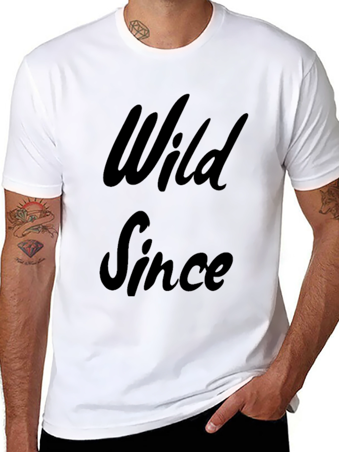 Wild Since T-Shirt - Black Graphic Tee