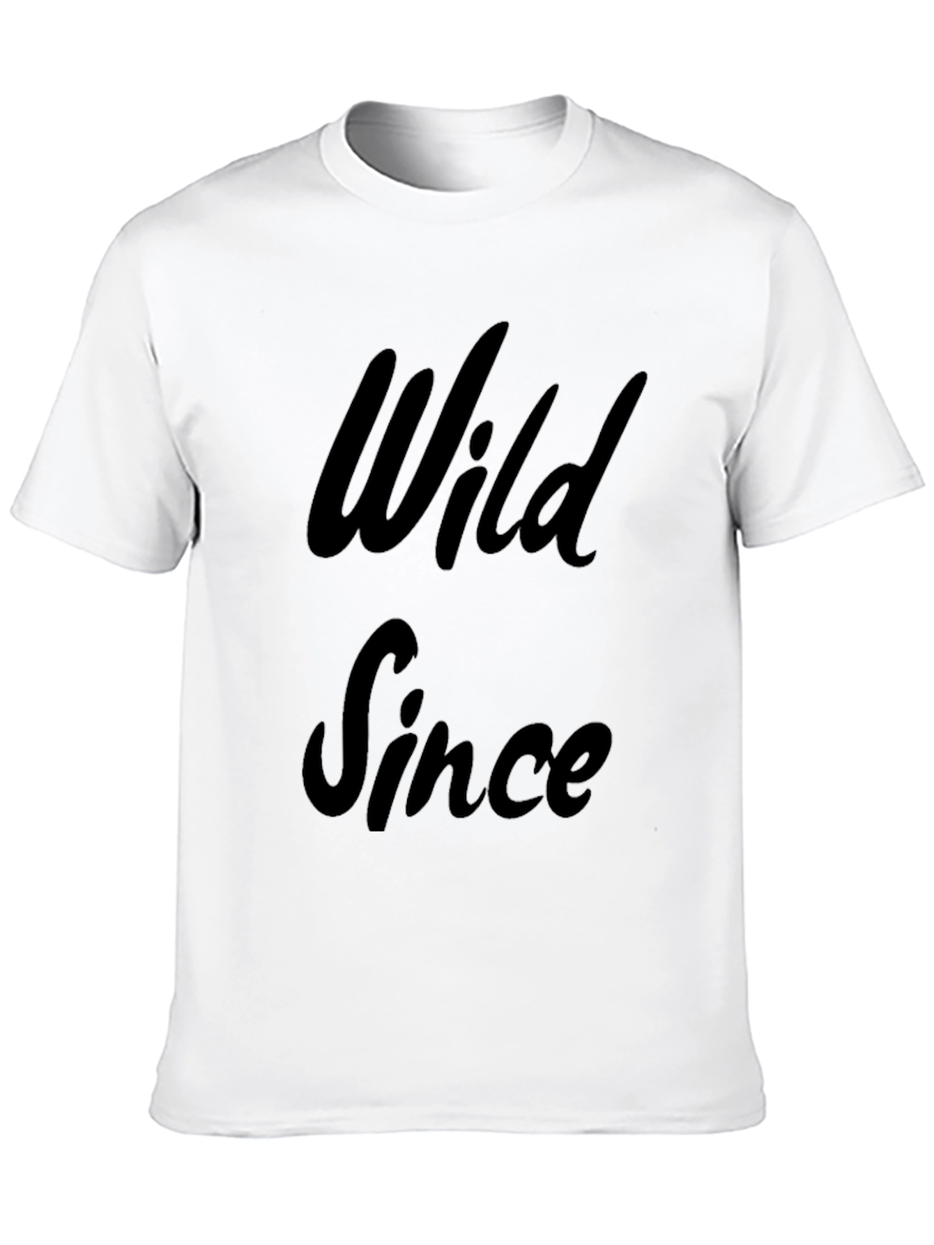 Wild Since T-Shirt - Black Graphic Tee