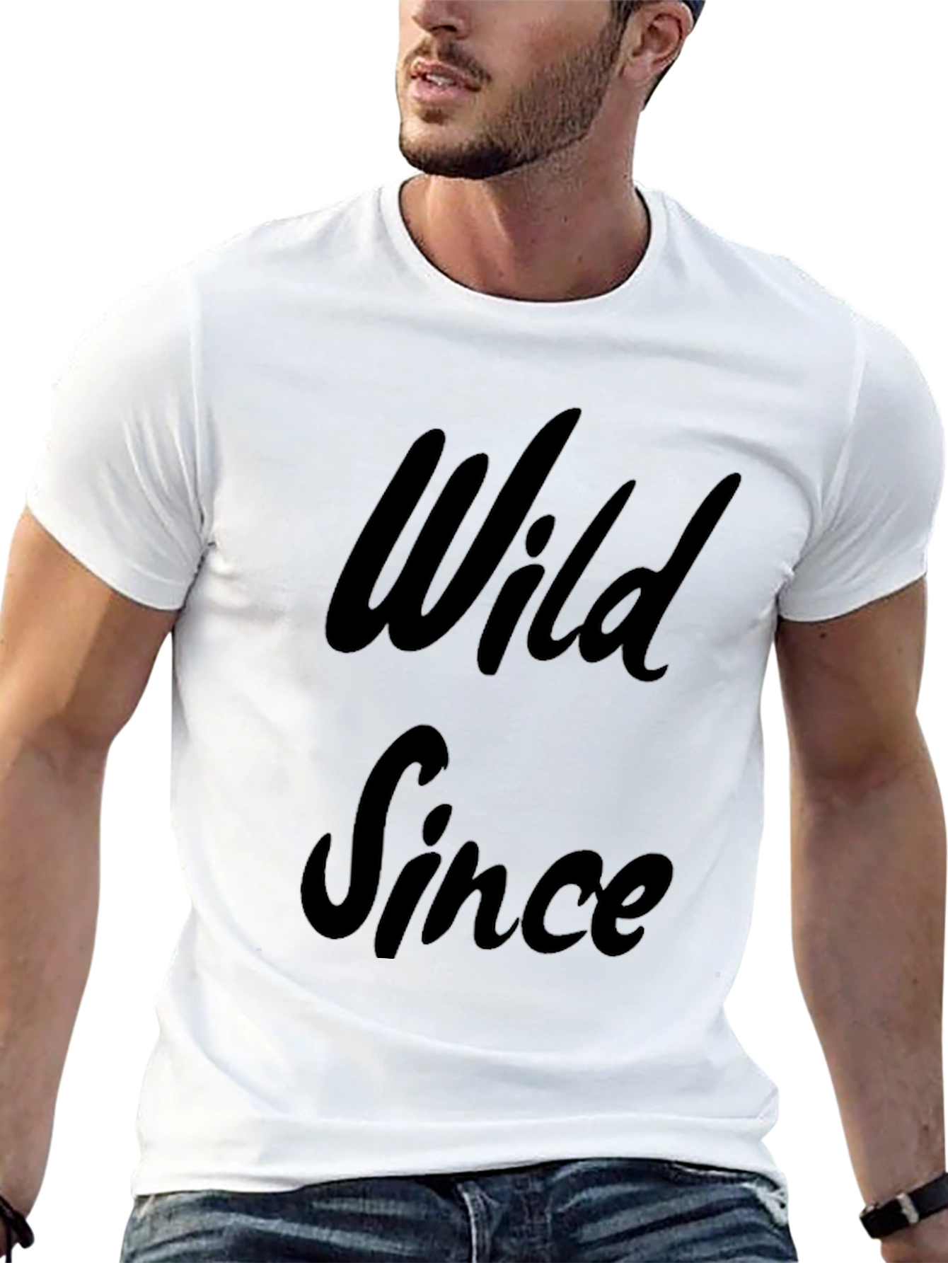 Wild Since T-Shirt - Black Graphic Tee