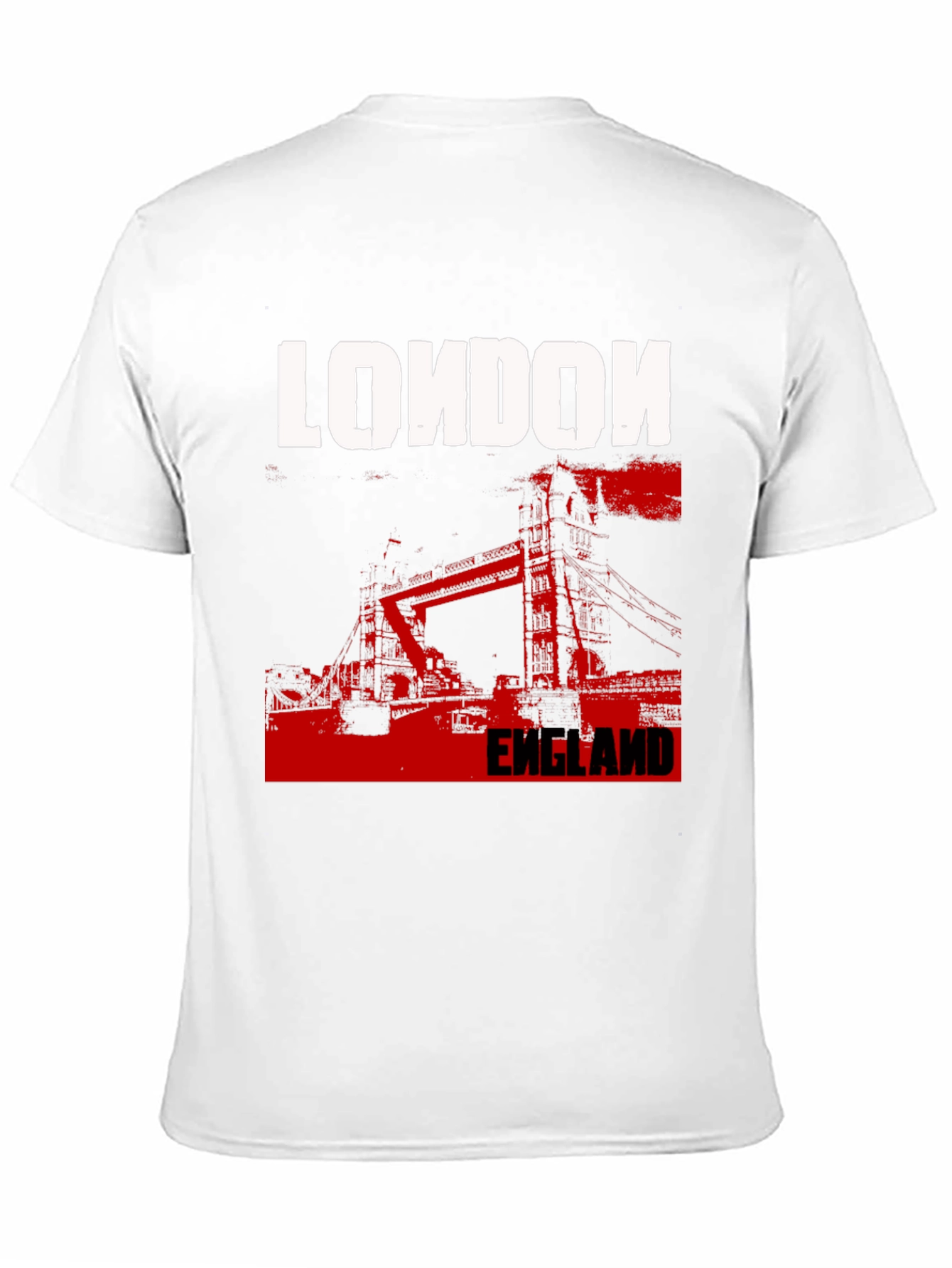 London England T-Shirt - Black Graphic Tee
