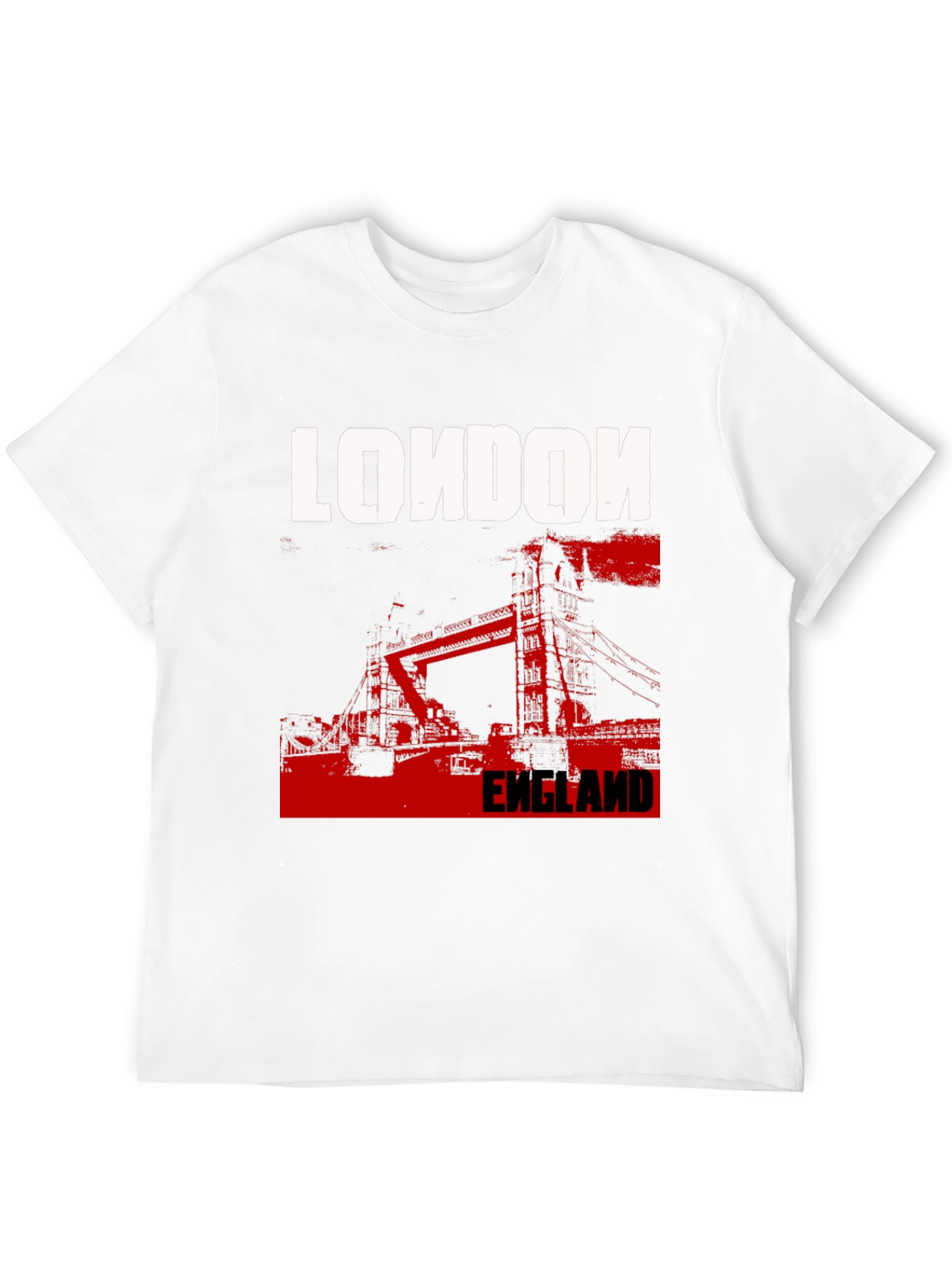 London England T-Shirt - Black Graphic Tee