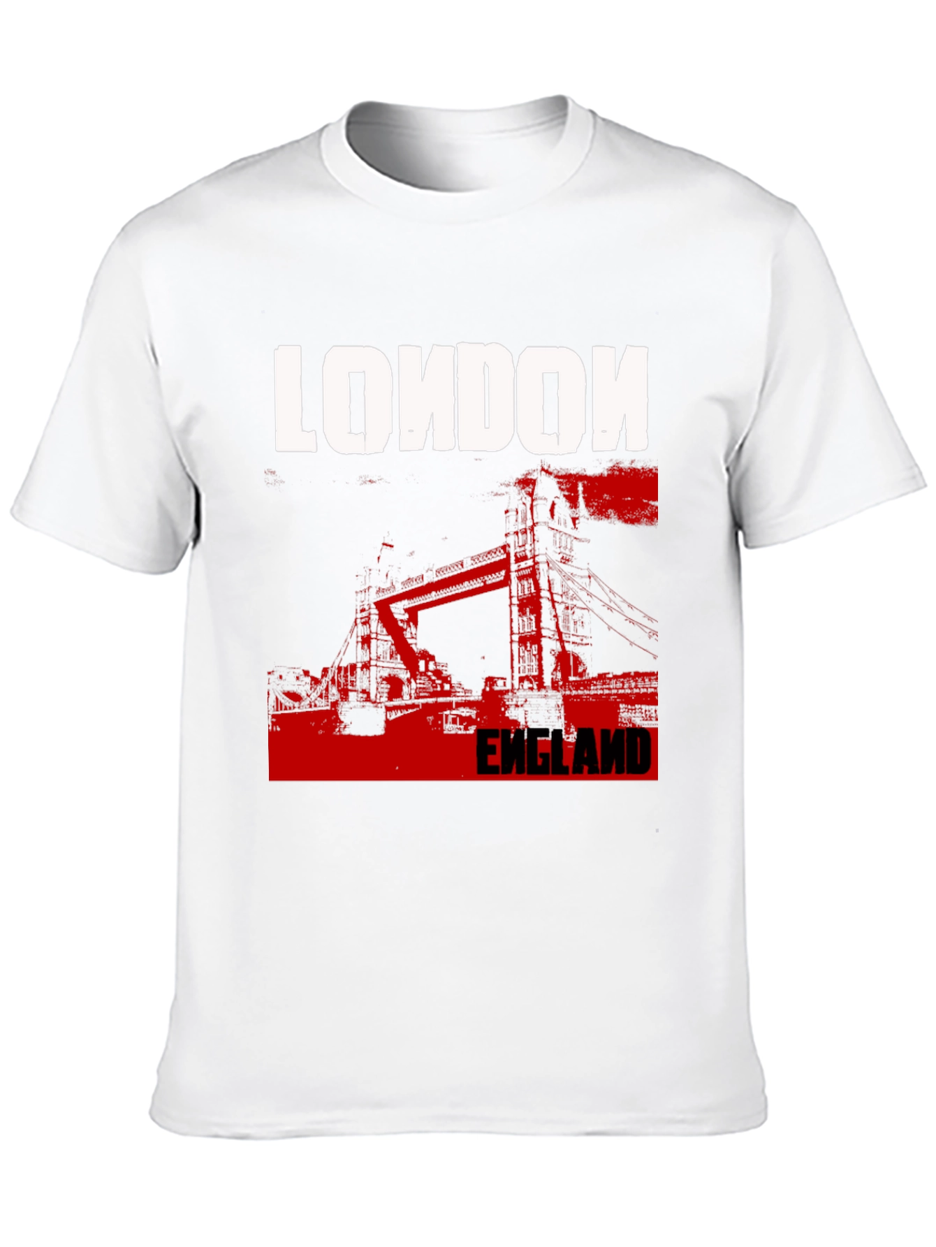 London England T-Shirt - Black Graphic Tee