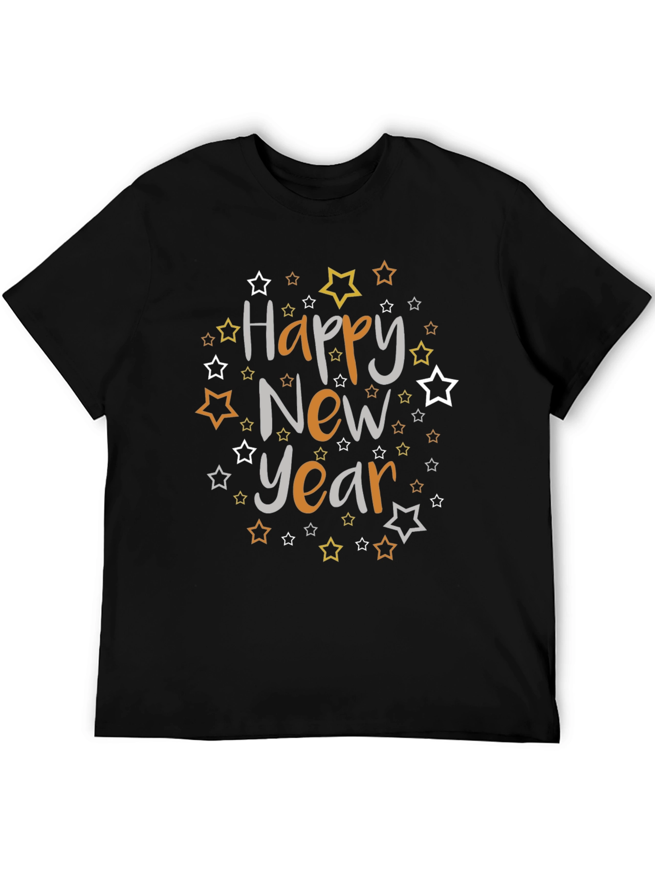 Happy New Year Star Graphic Tee