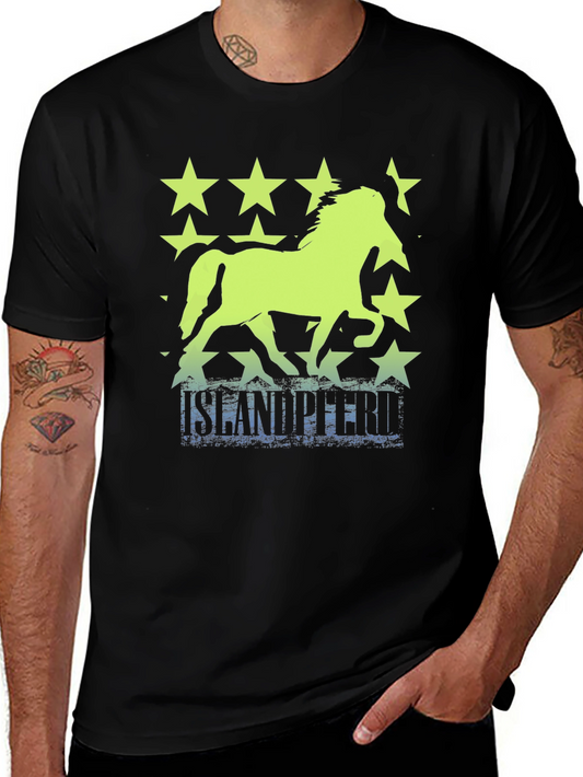 Icelandic Horse Stars T-Shirt