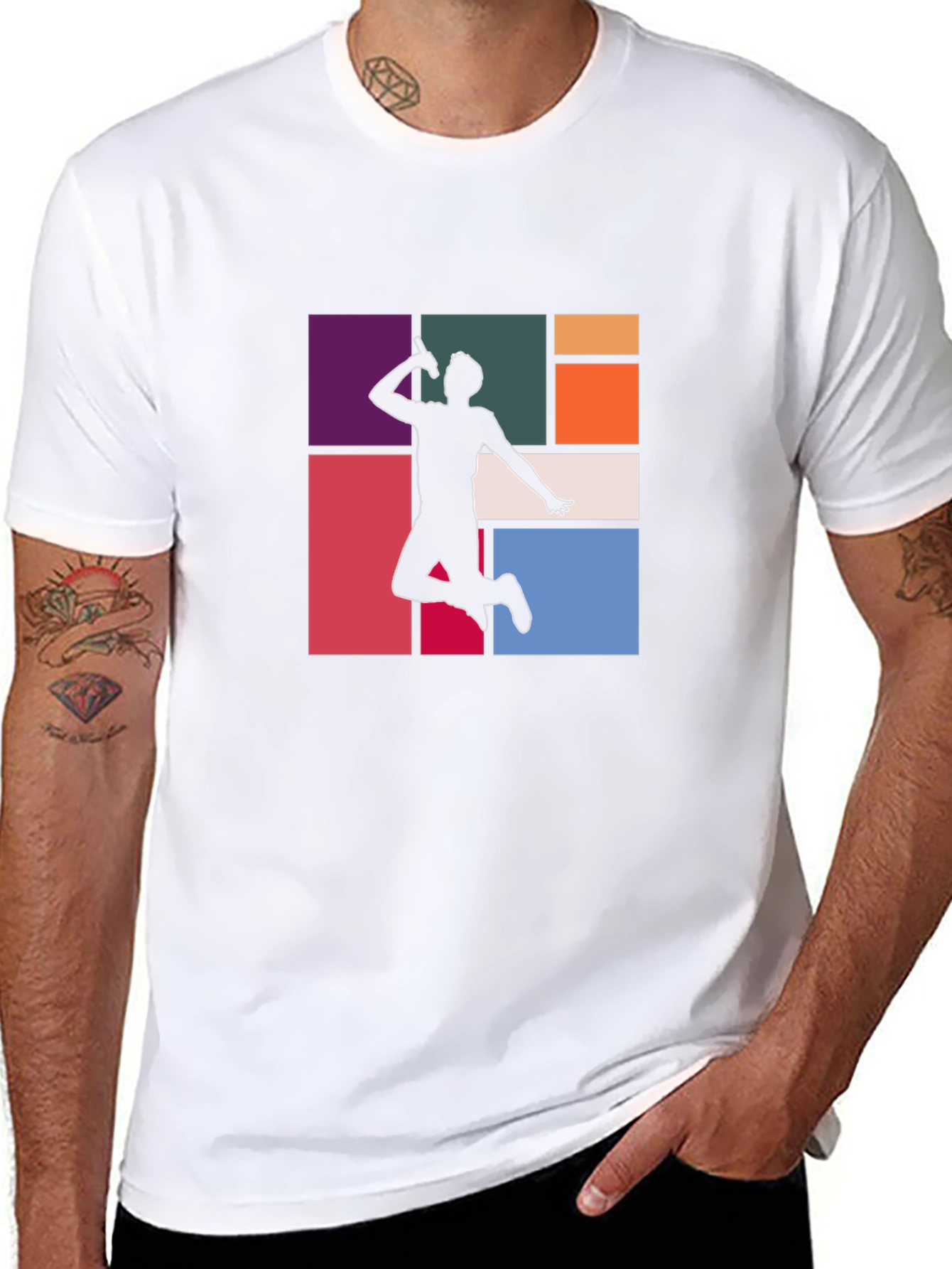 Retro Singer Graphic T-Shirt - Black