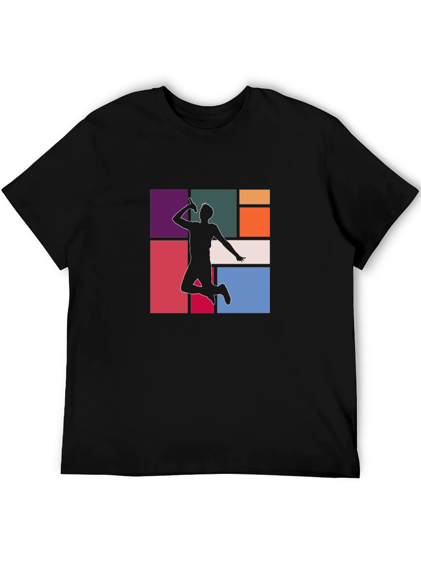 Retro Singer Graphic T-Shirt - Black