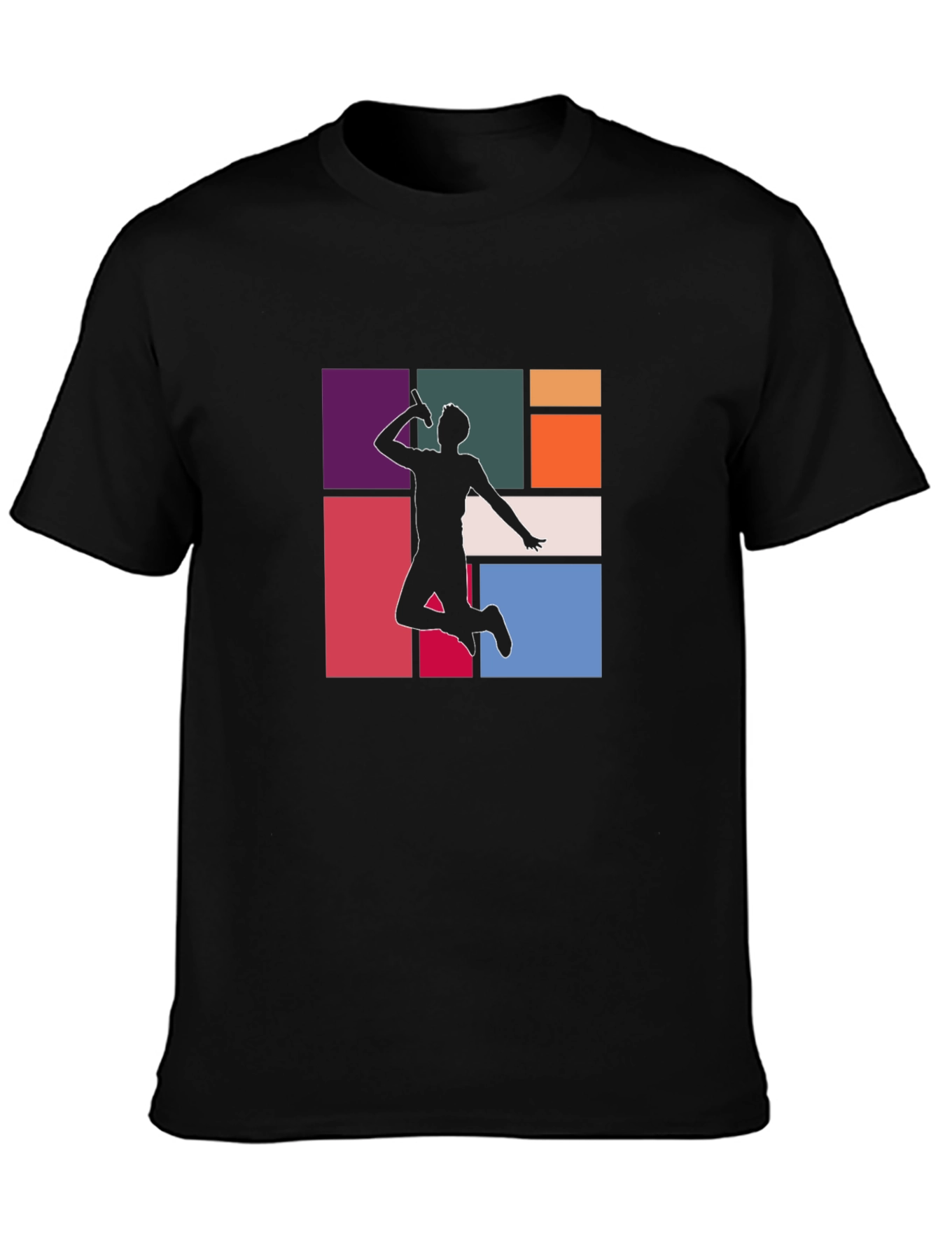 Retro Singer Graphic T-Shirt - Black