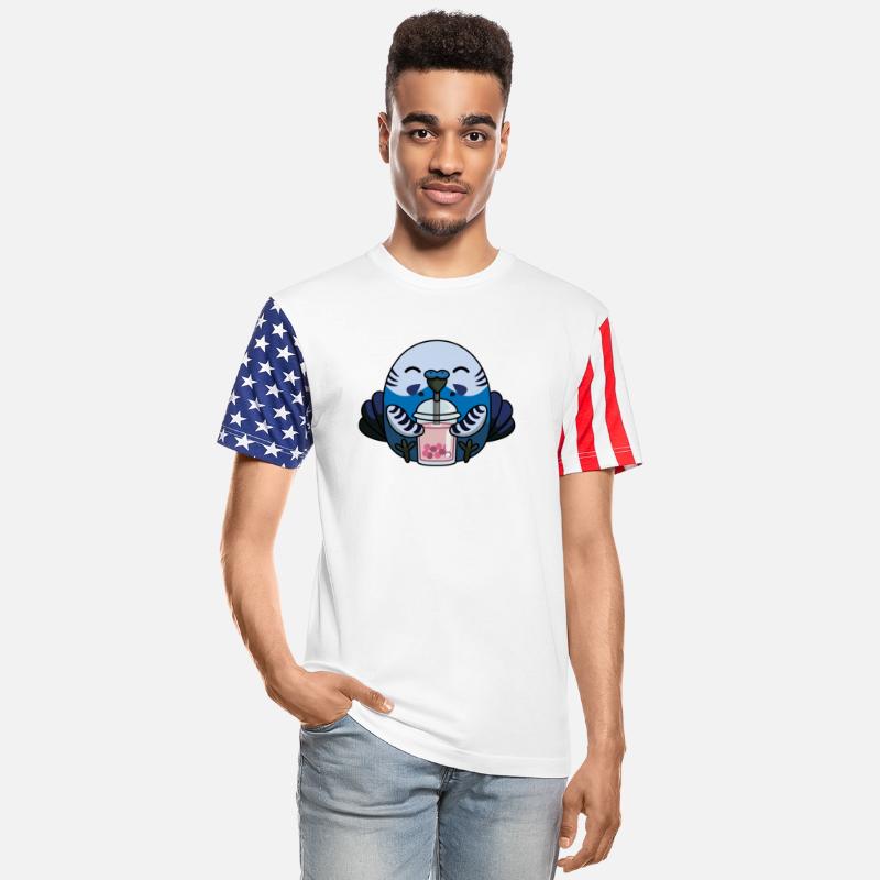 Bubbly Budgie Cute Adorable Budgie with Bubble Tea