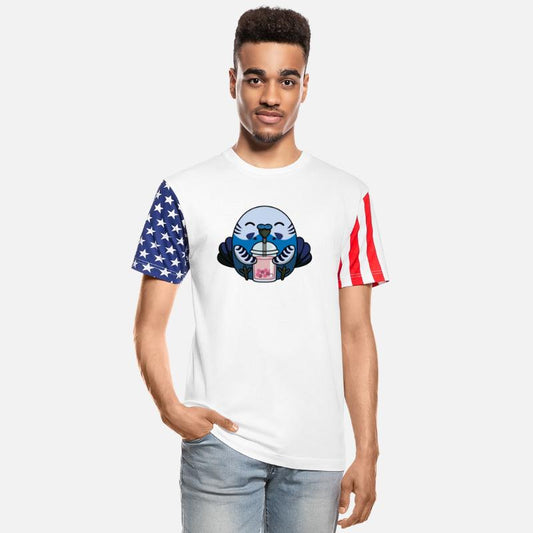 Bubbly Budgie Cute Adorable Budgie with Bubble Tea